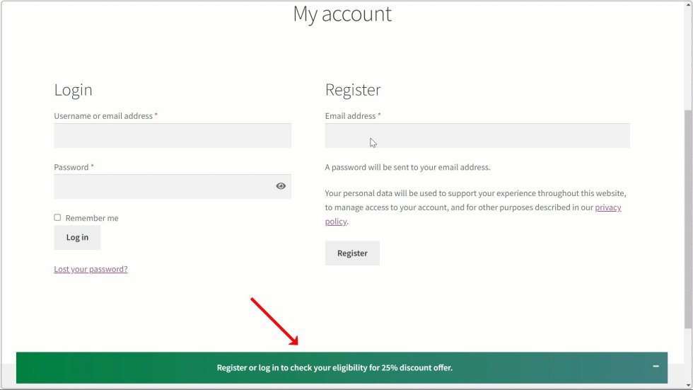 WooCommerce First Purchase Plugin