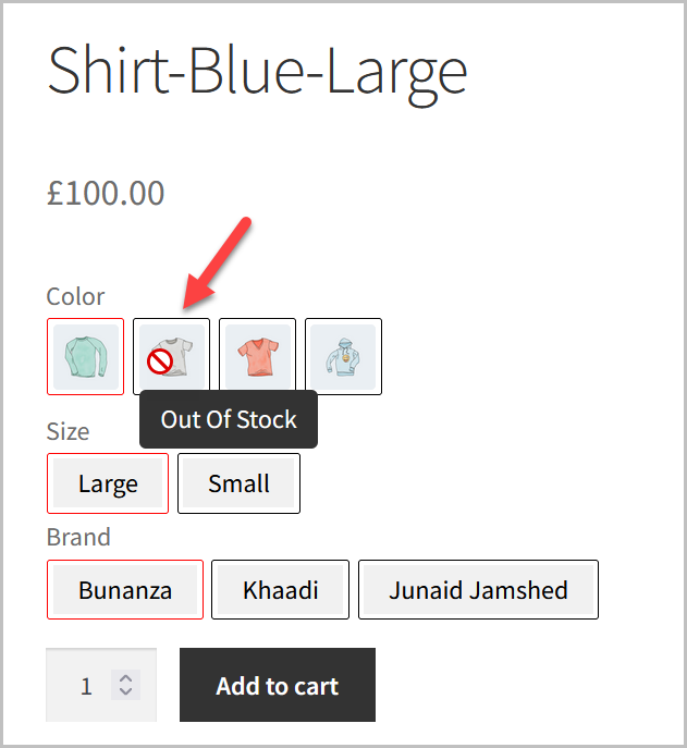 woocommerce linked product variations