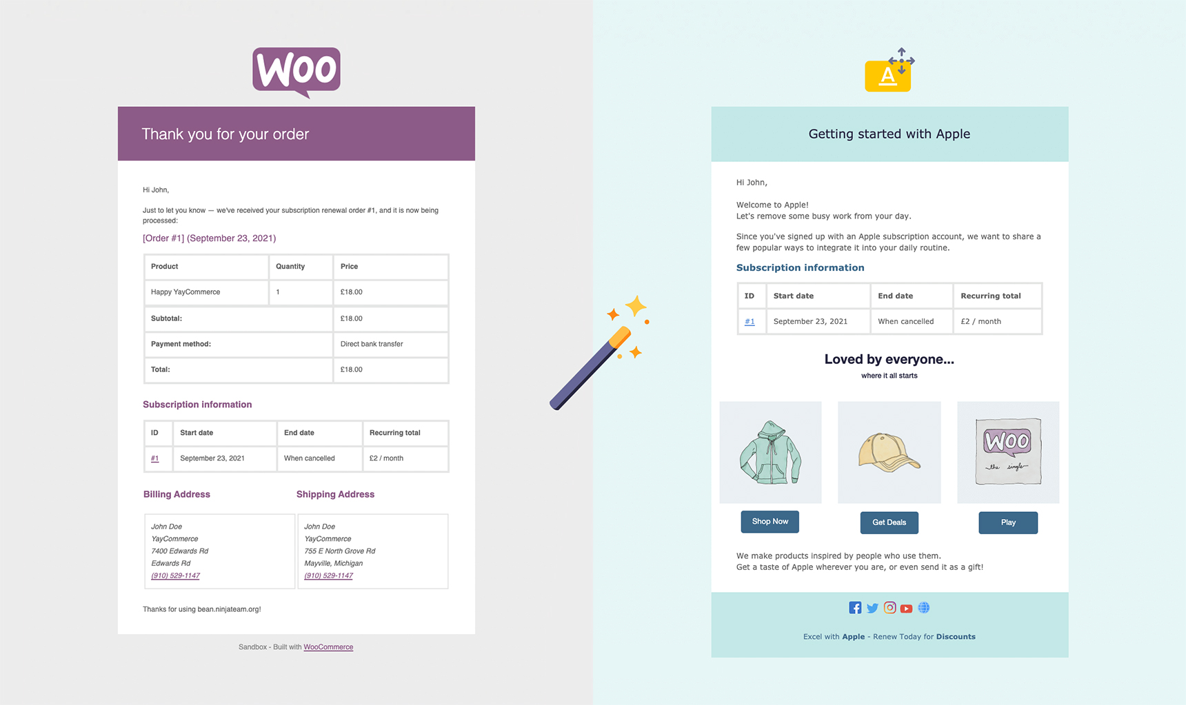 Create Custom Email Template Woocommerce