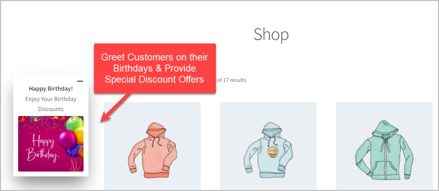 WooCommerce birthday discounts plugin