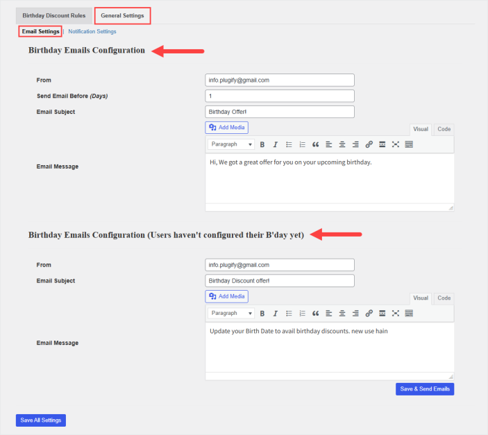 woocommerce smart birthday discount plugin