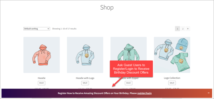 Plugin WooCommerce Birthday Discounts