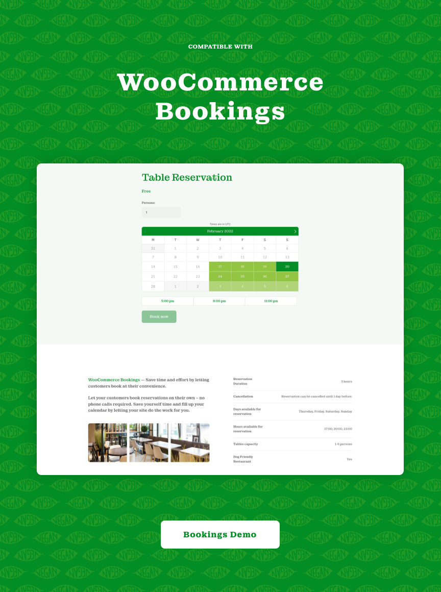 WooCommerce Bookings