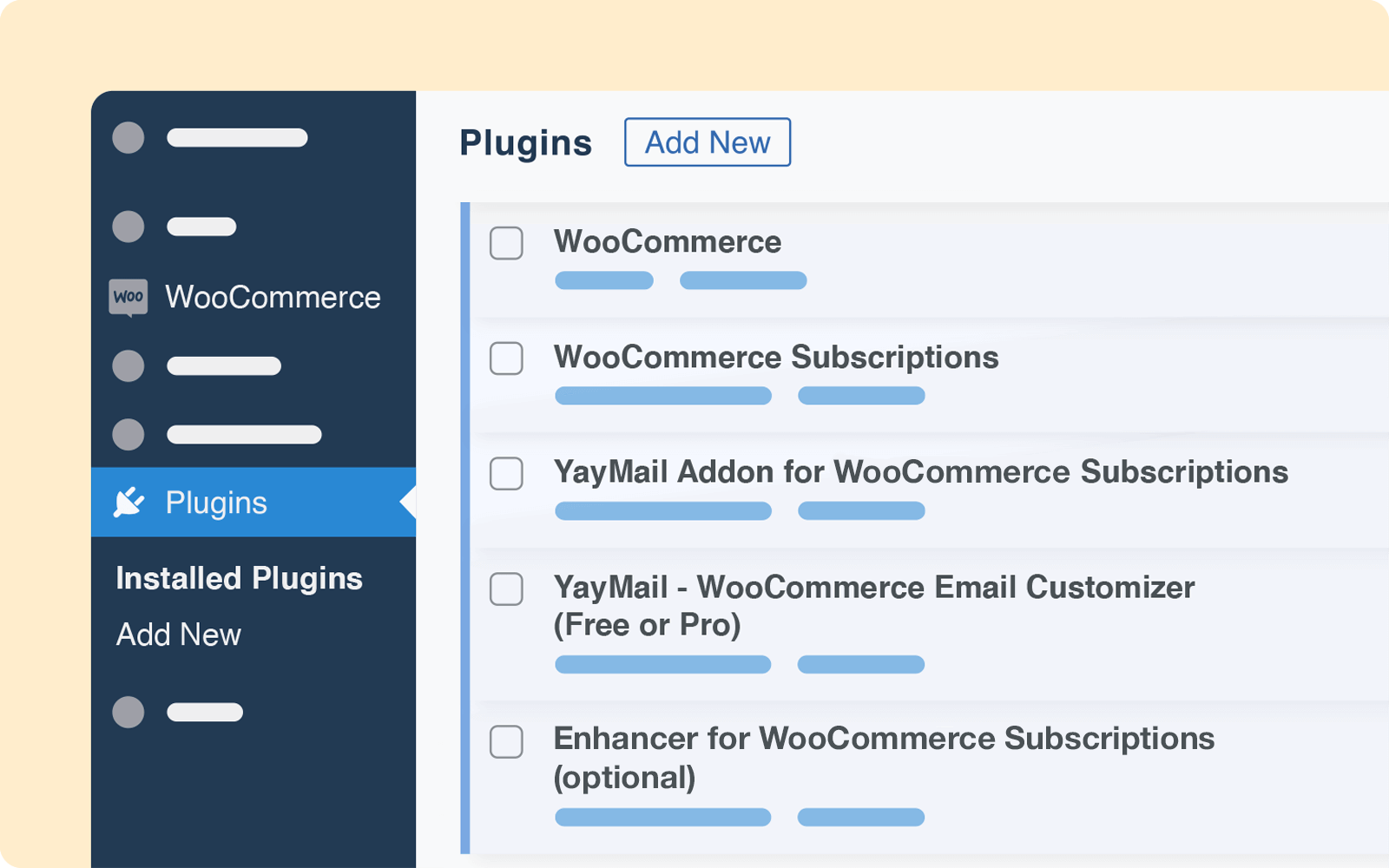 Activate woocommerce subscriptions and recurring payments email customizer