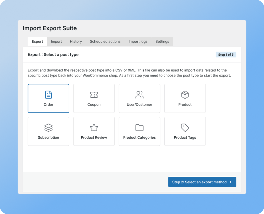 All-in-One WordPress Import Export Plugin for WooCommerce