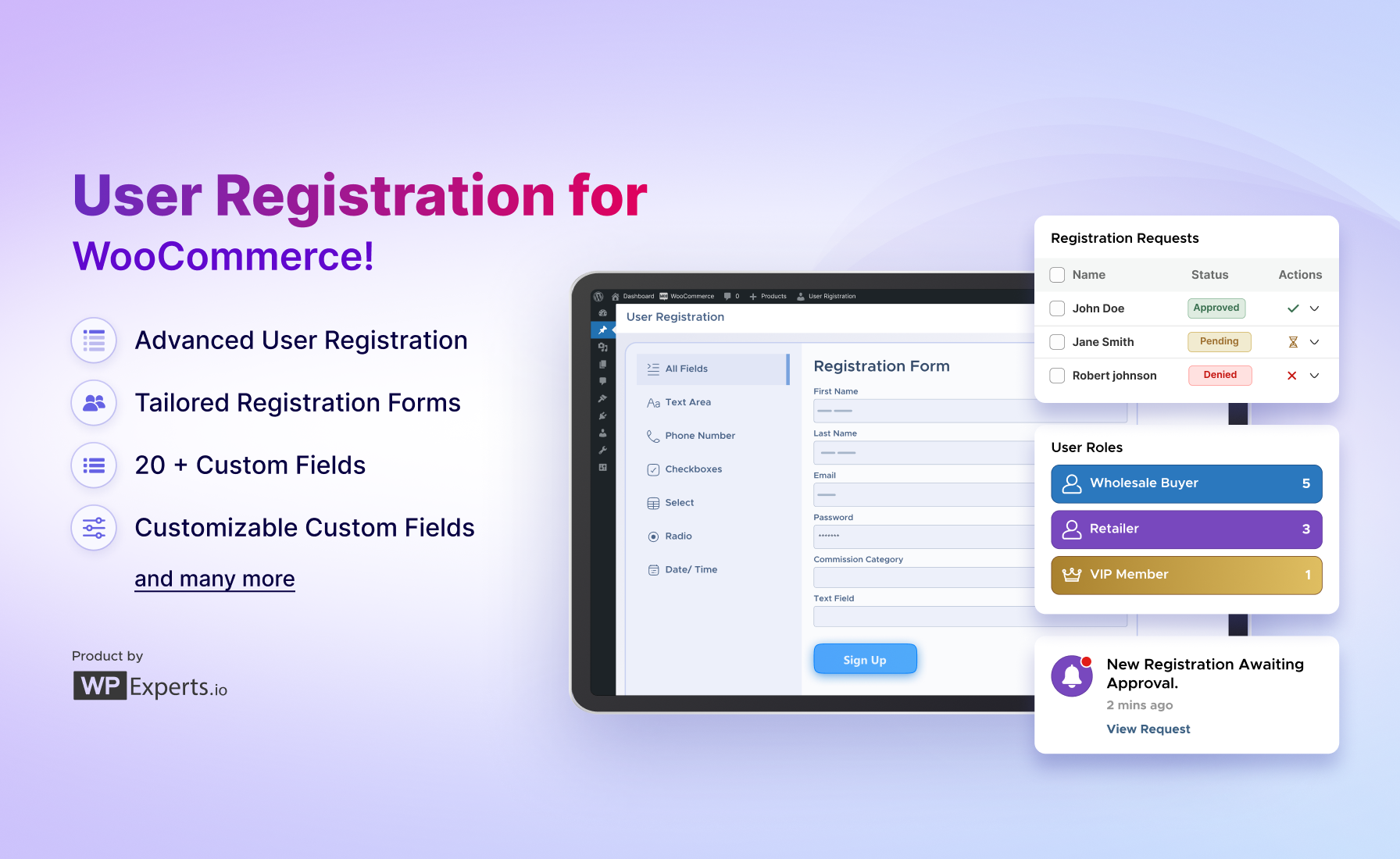 User Registration - Custom Form Fields for WooCommerce - WooCommerce ...