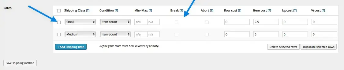 Table Rate Shipping Documentation - WooCommerce