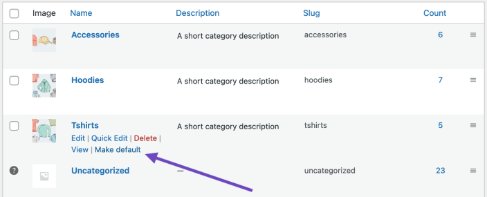 You can also switch the default category using the row actions underneath the category name, then the "Uncategorized" category can be deleted as it is no longer the default.