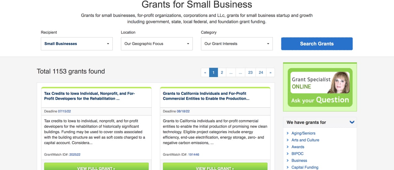 Starting Guide for Business Grants & Loans