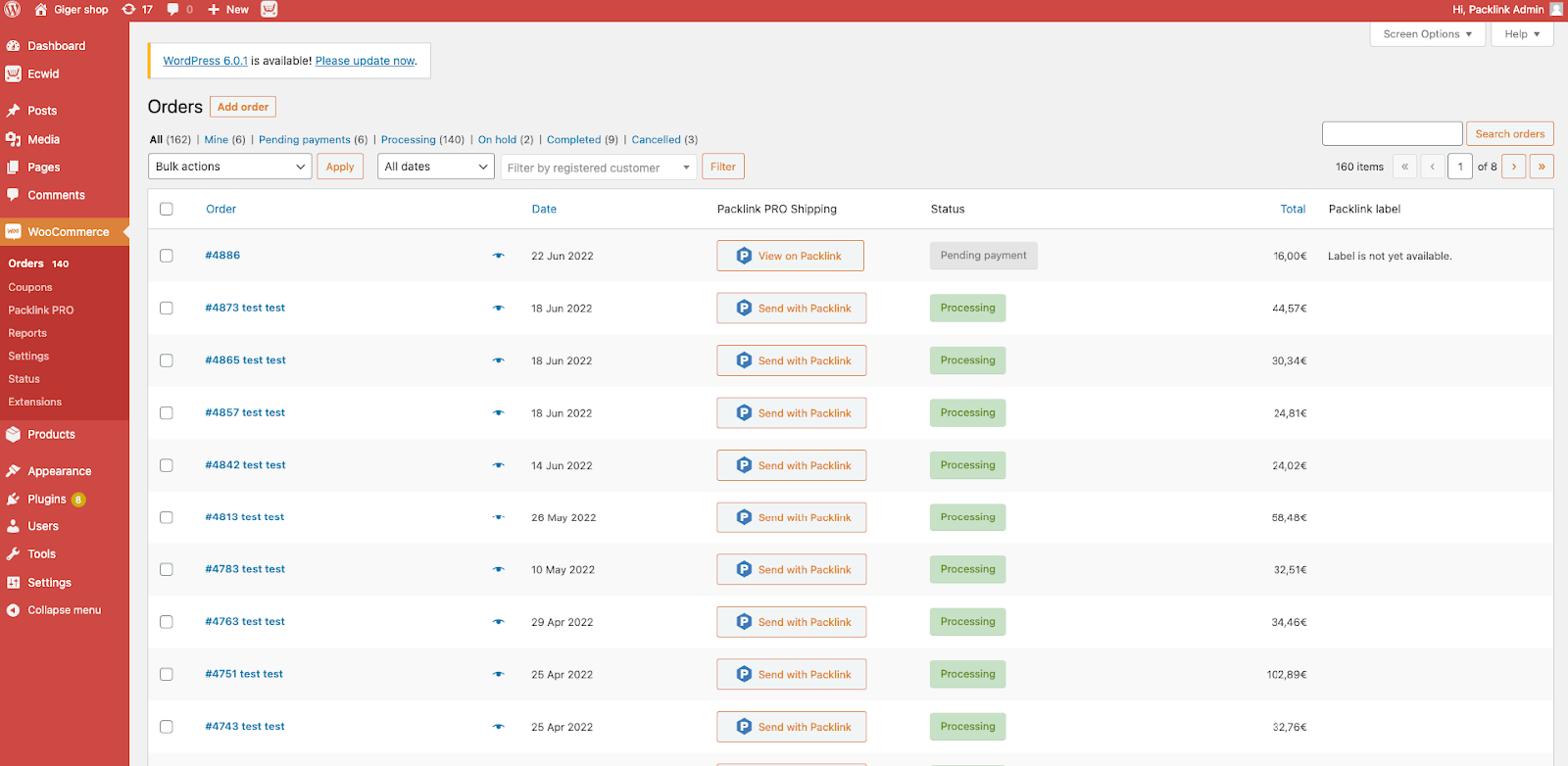 Packlink PRO - WooCommerce Marketplace