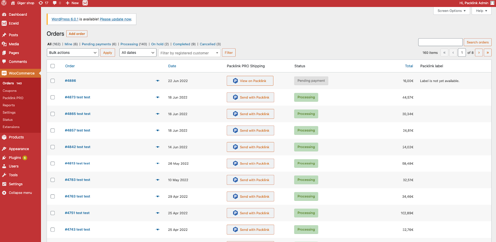 Packlink PRO - WooCommerce Marketplace