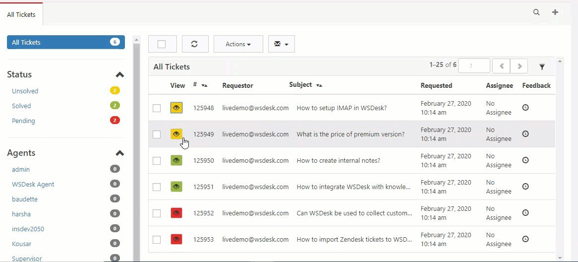 WSDesk - Ajax Based Interface
