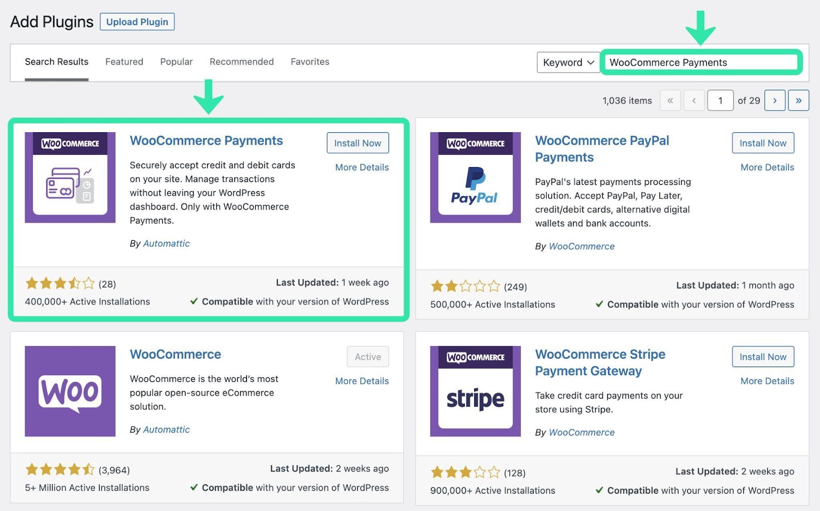 woocommerce pay