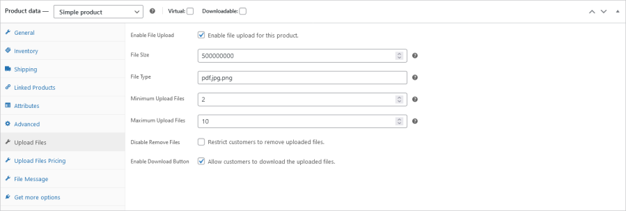 Upload Files For WooCommerce By WebMeteors - 1