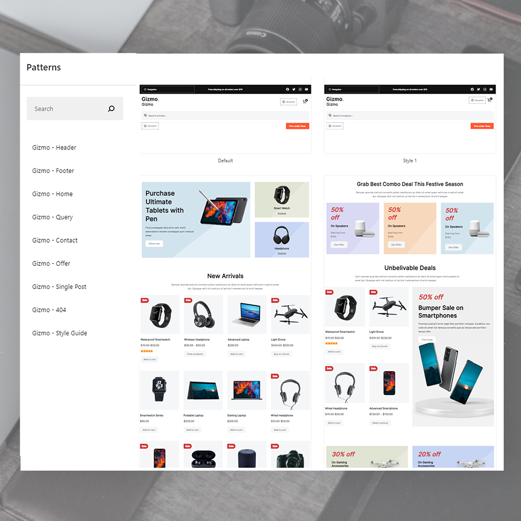 Gizmo - Electronics Store WooCommerce Theme