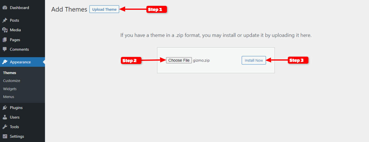 Gizmo Theme Documentation - WooCommerce