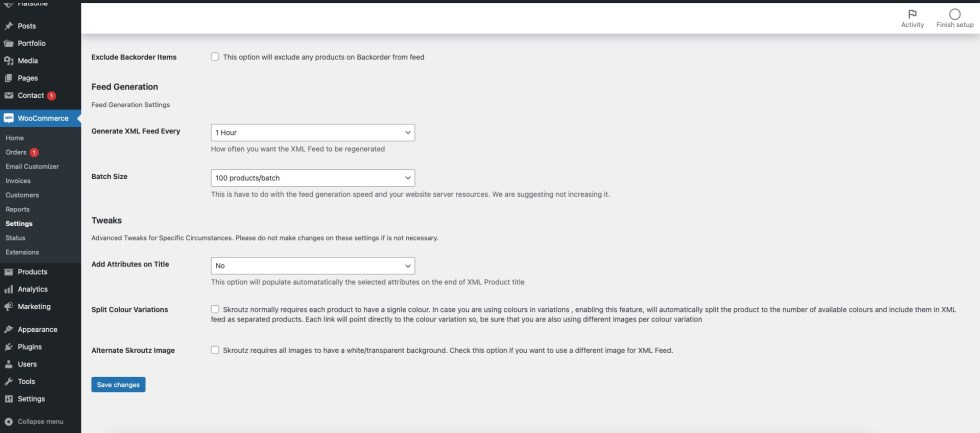 Skroutz XML Feed WooCommerce Configuration