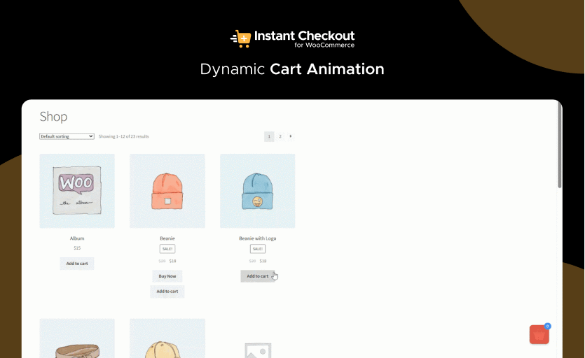 Dynamic Cart Animation