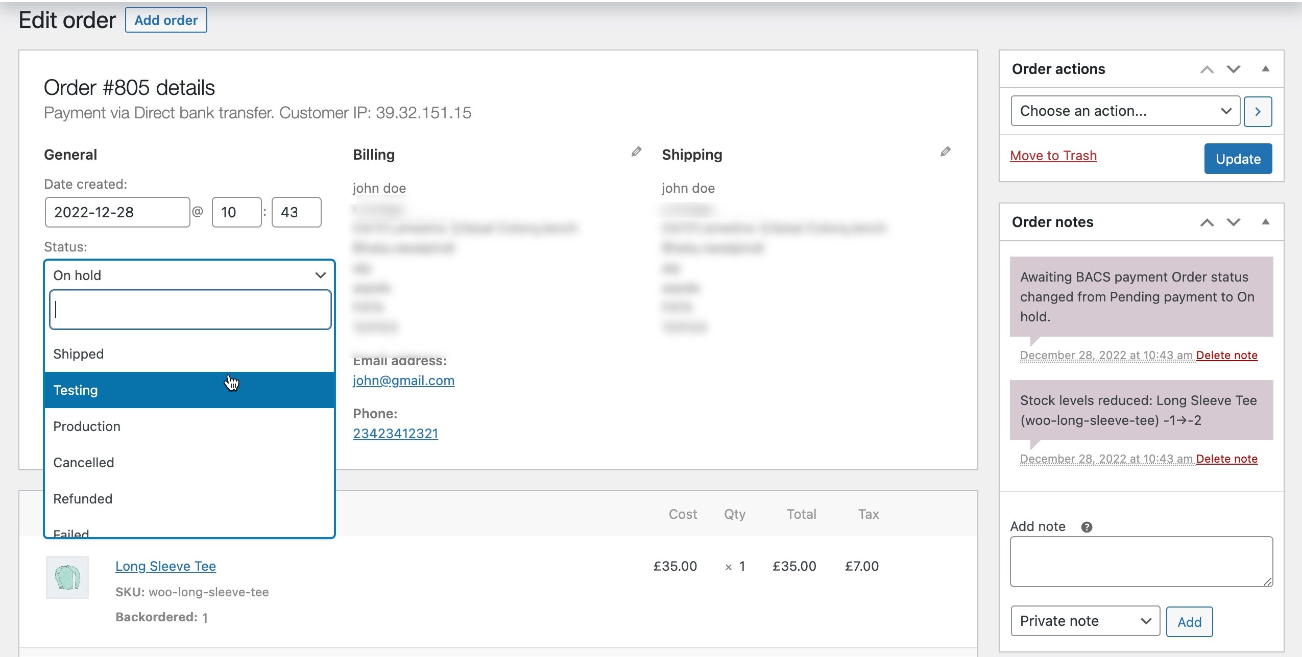 WooCommerce Order Status Manager - Documentation