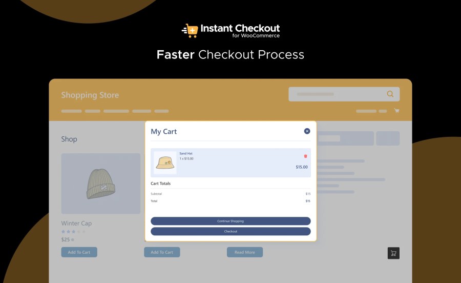 Faster Checkout Process Feature