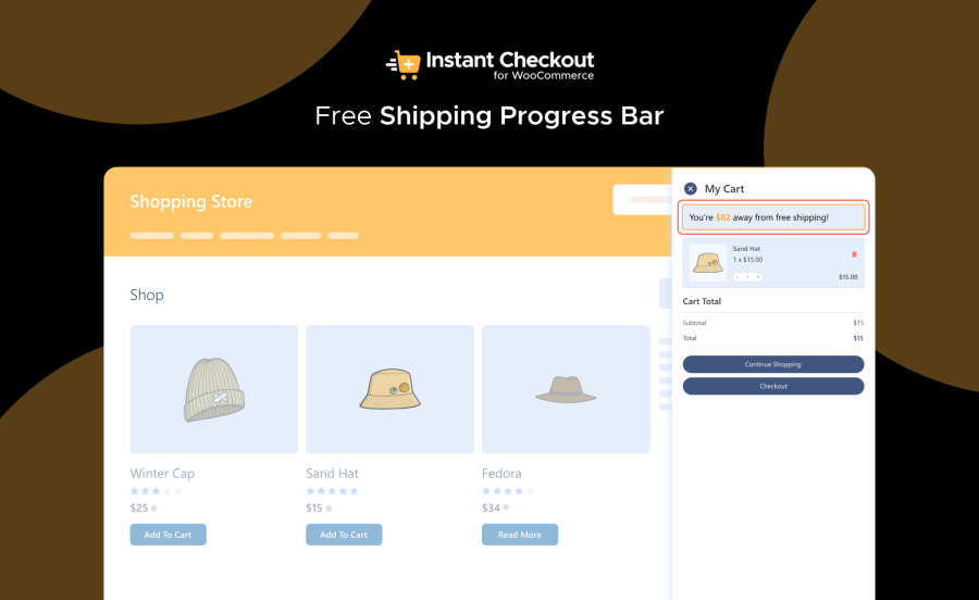 Free Shipping Progress Bar