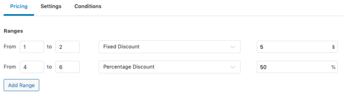 Dynamic pricing and quantity discounts WooCommerce