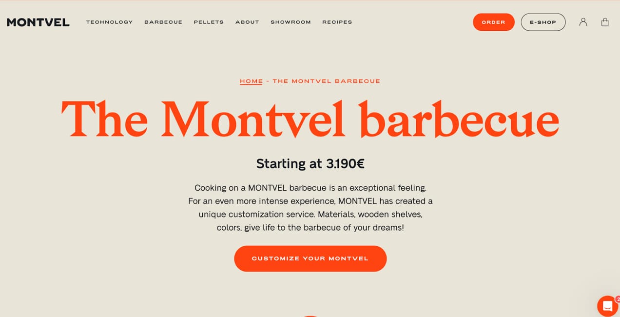 Montvel homepage