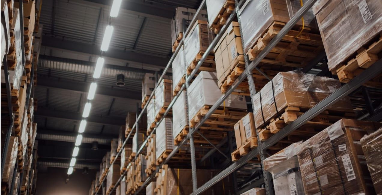 warehouse full of boxes