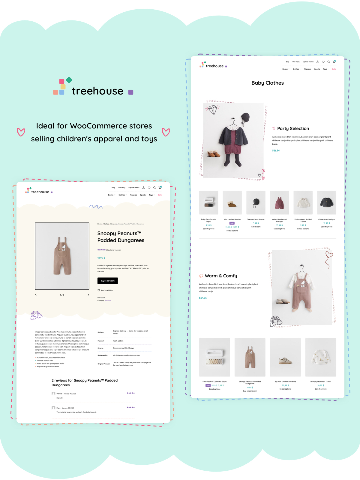 Treehouse Toys and Games WooCommerce Theme - Theme Cover