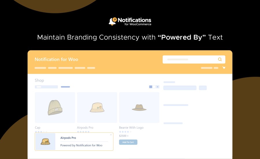 Maintain Branding Consistency with Powered by Text Feature