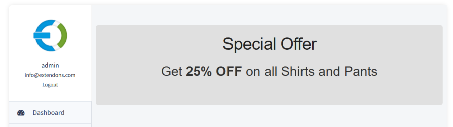 Customized the content of endpoints