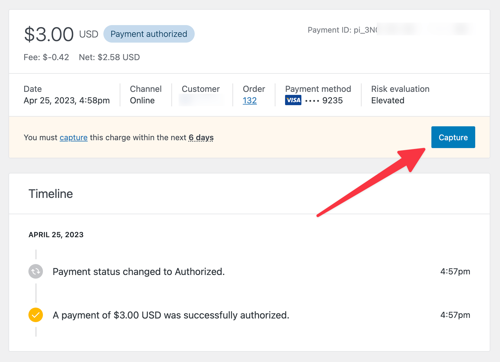 Authorize and capture Documentation - WooCommerce