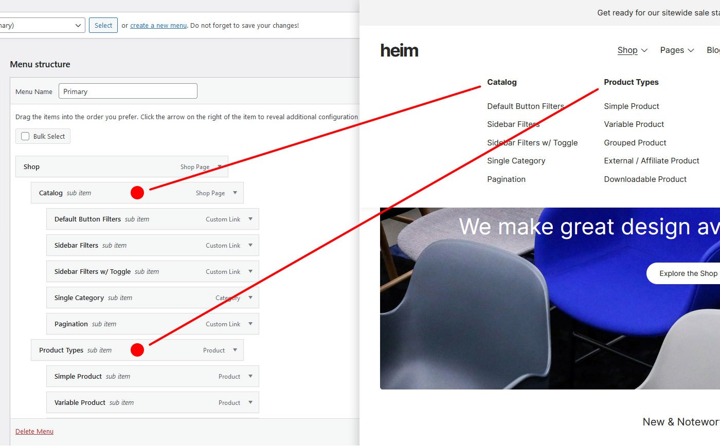 Heim Theme Documentation Documentation - WooCommerce