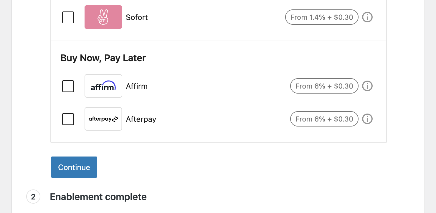afterpay stores list