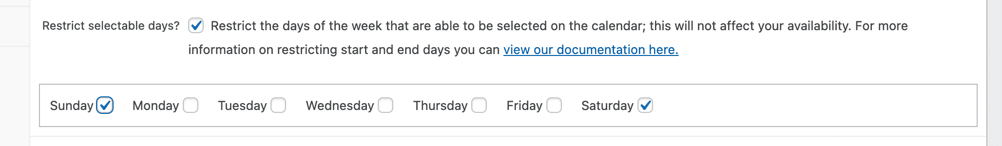 Bookings Availability Settings Documentation - WooCommerce