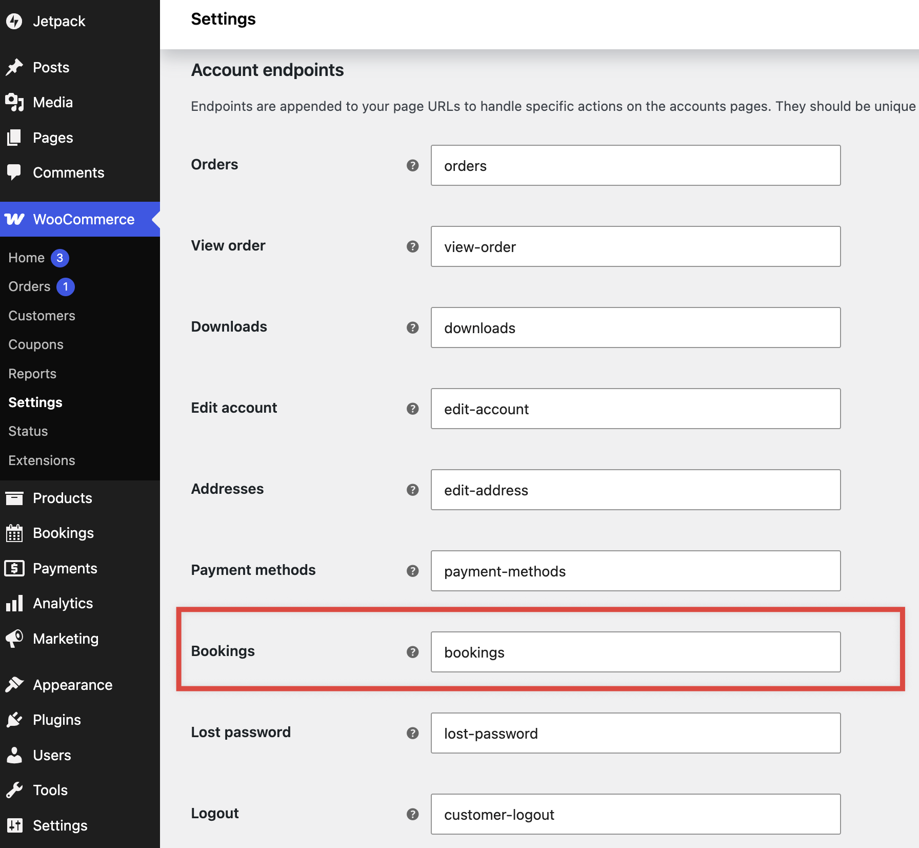 WooCommerce Bookings Settings Documentation - WooCommerce