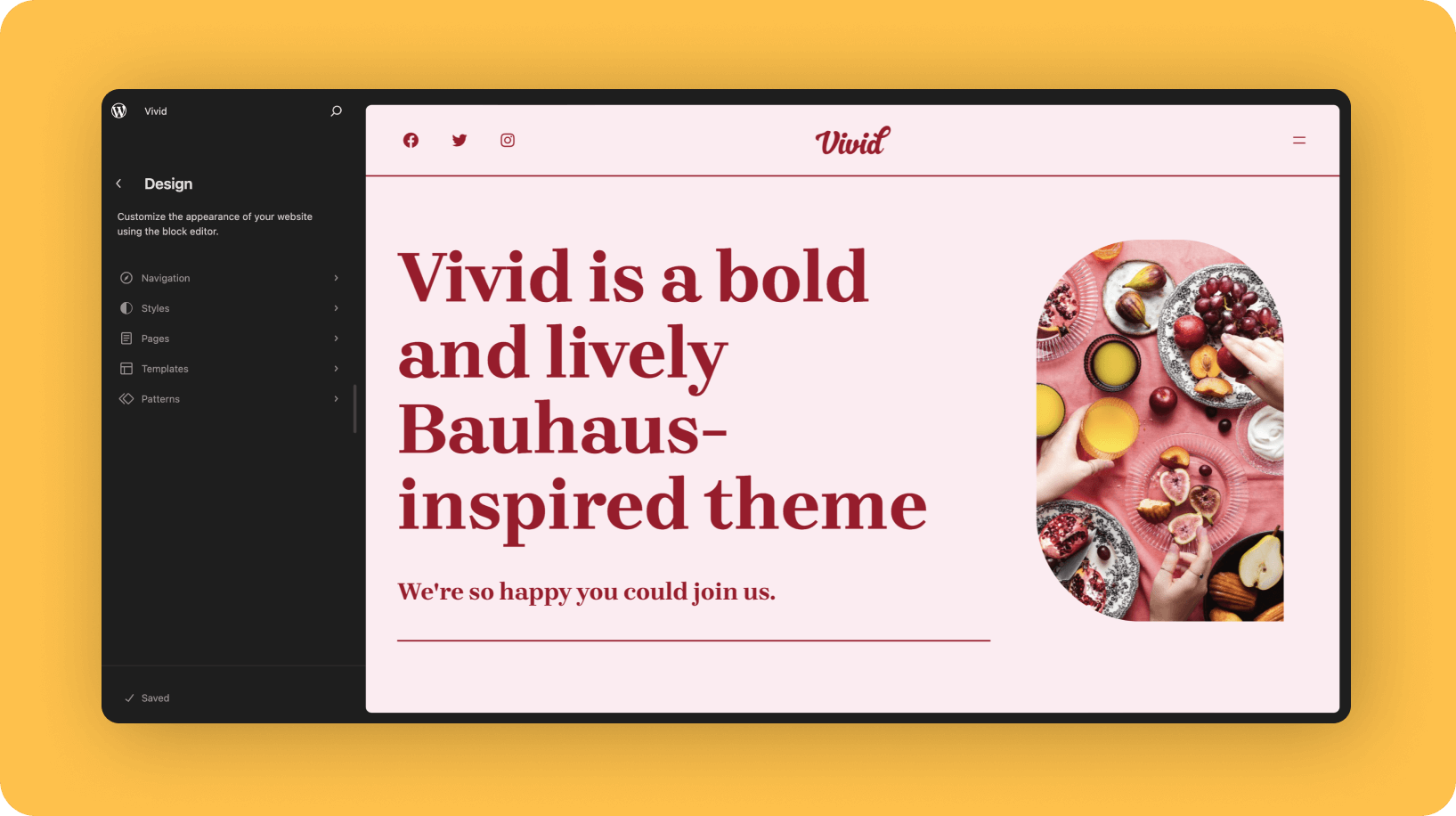 Vivid Feature - Site Editor