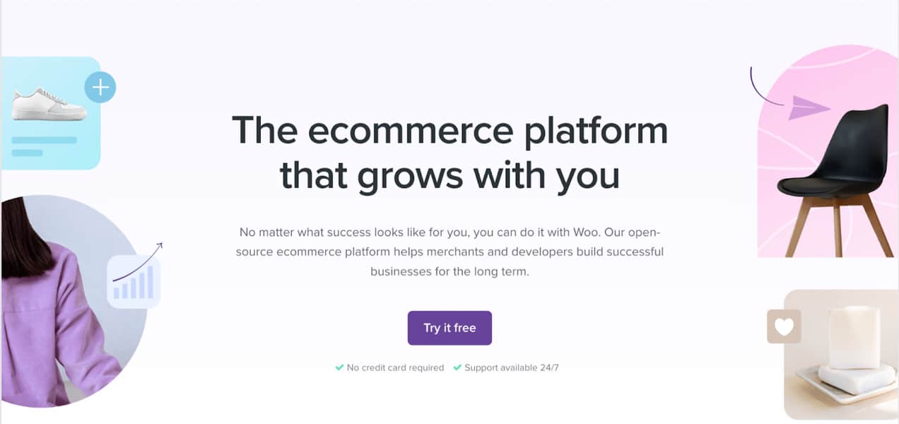 WooCommerce homepage