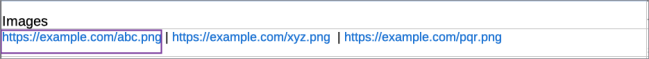 Column with multiple product images