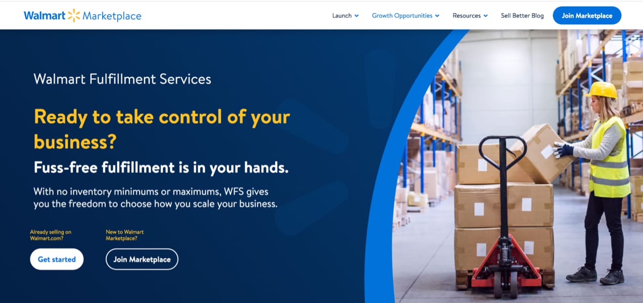 Walmart fulfillment services