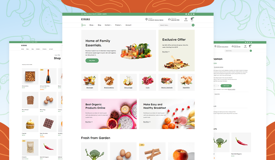 Kirana - Dokan Multi-vendor Marketplace WooCommerce Theme