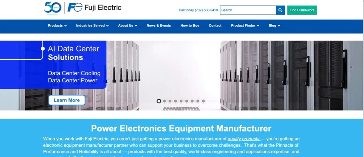 Funi Electric homepage