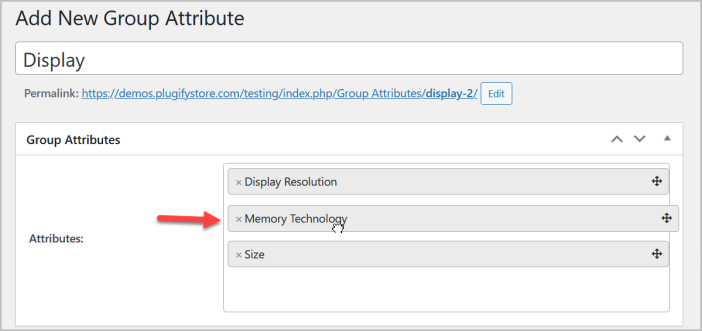 WooCommerce group attributes plugin