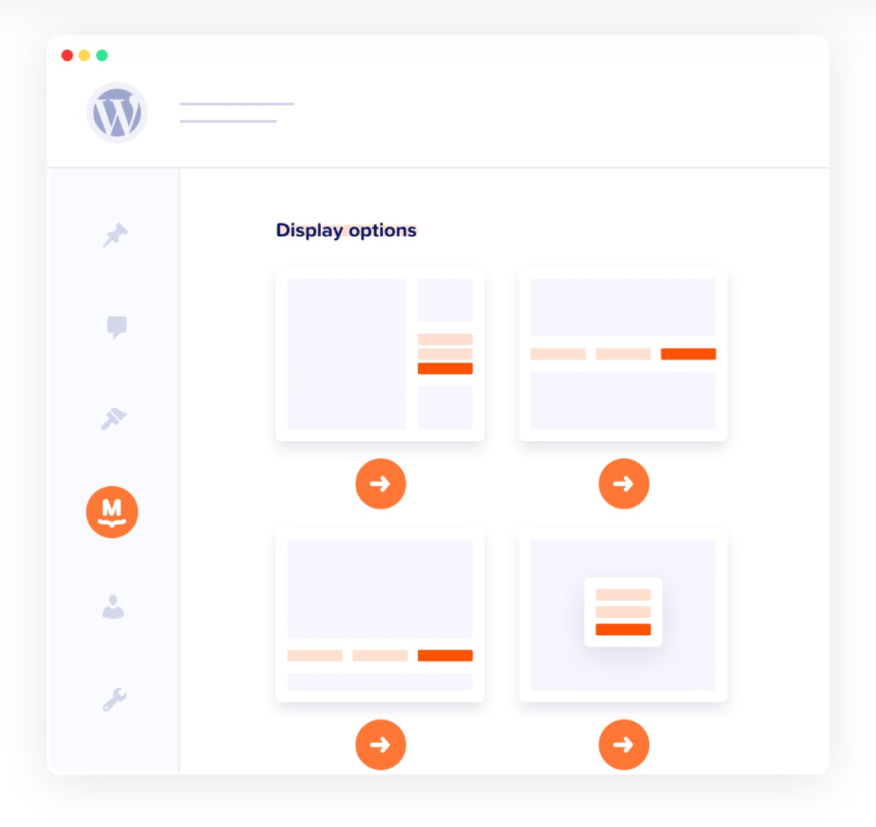 graphic of places you can put opt-in forms