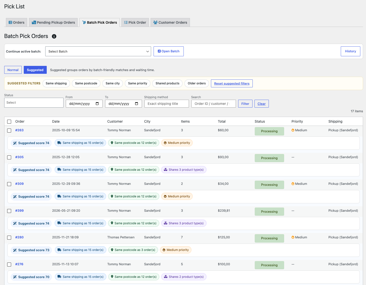 Pick List - WooCommerce Marketplace