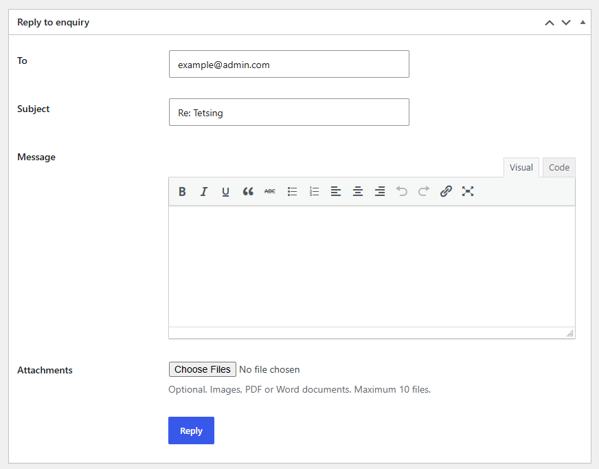 Reply to Enquiries and Convert Them into Orders