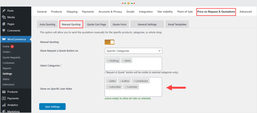 woocommerce price on request and quote plugin