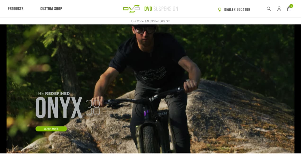 DVO Suspension homepage