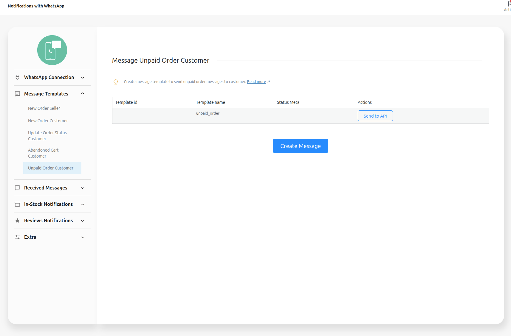 Notifications with WhatsApp Documentation - WooCommerce