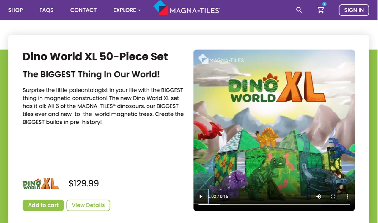 Magna-Tiles Dino World product